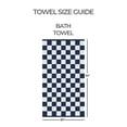 thumbnail image 3 of Mainstays Performance Checkered Bath Towel, 54" x 30", Indigo, 3 of 9