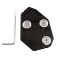 thumbnail image 2 of licencia de extensión de licencia de ampliación de piezaza lateral para 10-15 Negro Zulema Almohadilla de soporte de pie para motocicleta, 2 of 7