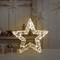 thumbnail image 3 of Holiday Time Etoile en Fer avec 400 Micropoints DEL Blanc Chaud, 3 of 4