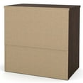 thumbnail image 2 of Bestar Prestige Plus Lateral File Cabinet in Chocolate, 2 of 3