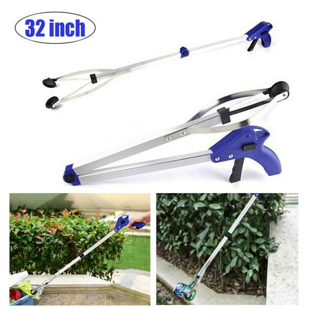 32‘’ Suction Cup Reacher Grabber -Handy Pick up Tool, Handle Tool Light Remover,Reaching Assist Tool,Mobility Grip Hand Aid - Pickup, Long Handled Trash Litter Picker, Garbage Garden Nabber