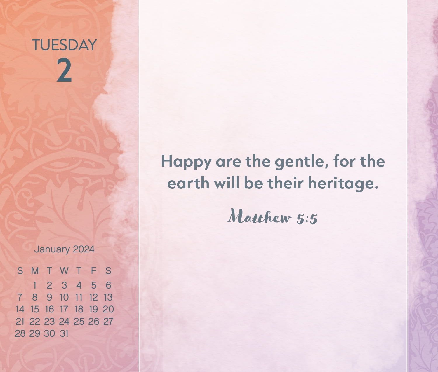 2024 Bible Verses Box Calendar
