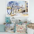 thumbnail image 3 of Designart 'Vintage White House In Summer VIllage' Traditional Framed Art Print, 3 of 4