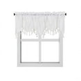 thumbnail image 2 of 1 Solid Faux Silk Swag Waterfall Ascot Window Valance w/Tassels 55" x18" WAVE, 2 of 3