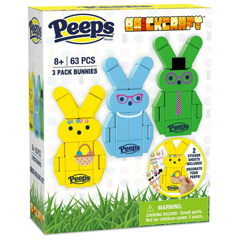 Brickcraft Peeps Easter Brick Building Kits – Multi-Pack - Walmart.com
