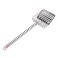 thumbnail image 1 of CHICKEN POOP SCOOPER STAINLESS STEEL LONG HANDLE SLAT LITTER SIFTING SHOVEL CAT PET CLEANING TOOL, 1 of 7