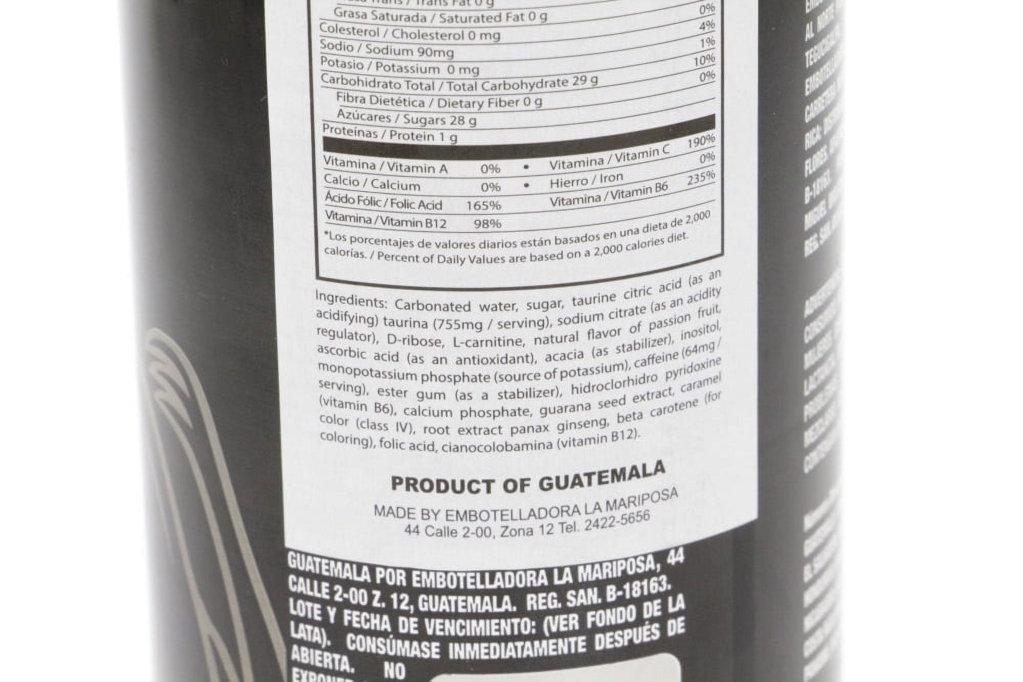 Adrenaline Rush Energy Drink 16oz - Adrenalina bebida energizante (Pack of 12)
