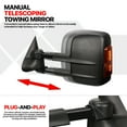 thumbnail image 4 of DNA Motoring For 99-02 Silverado Sierra 00-02 Tahoe Yukon Towing Mirror Pair w/Powered+Heated+LED Signal Light, 4 of 11