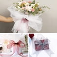 thumbnail image 4 of 4 rollos de cinta de regalo de raso de gasa transparente, adecuada para decoración de ramo de San Valentín, Navidad y cumpleaños (4 piezas de colores mezclados), 4 of 5