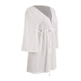 thumbnail image 3 of Salida de Playa Ocean Pacific para Mujer, Escote V Profundo Blanco Talla M, 3 of 4