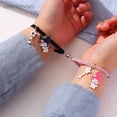 thumbnail image 2 of 2 Piezas Lindo Imán De Dibujos Animados Parejas Pulseras/Amistad Pulsera/Joyas Regalos Para Amigos Novia Gao Jiahui unisex, 2 of 2