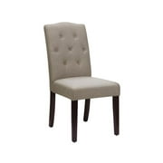 Dorel Living DE72898 40 x 19 x 25 in. Bethany Tufted Dining Chair, Taupe