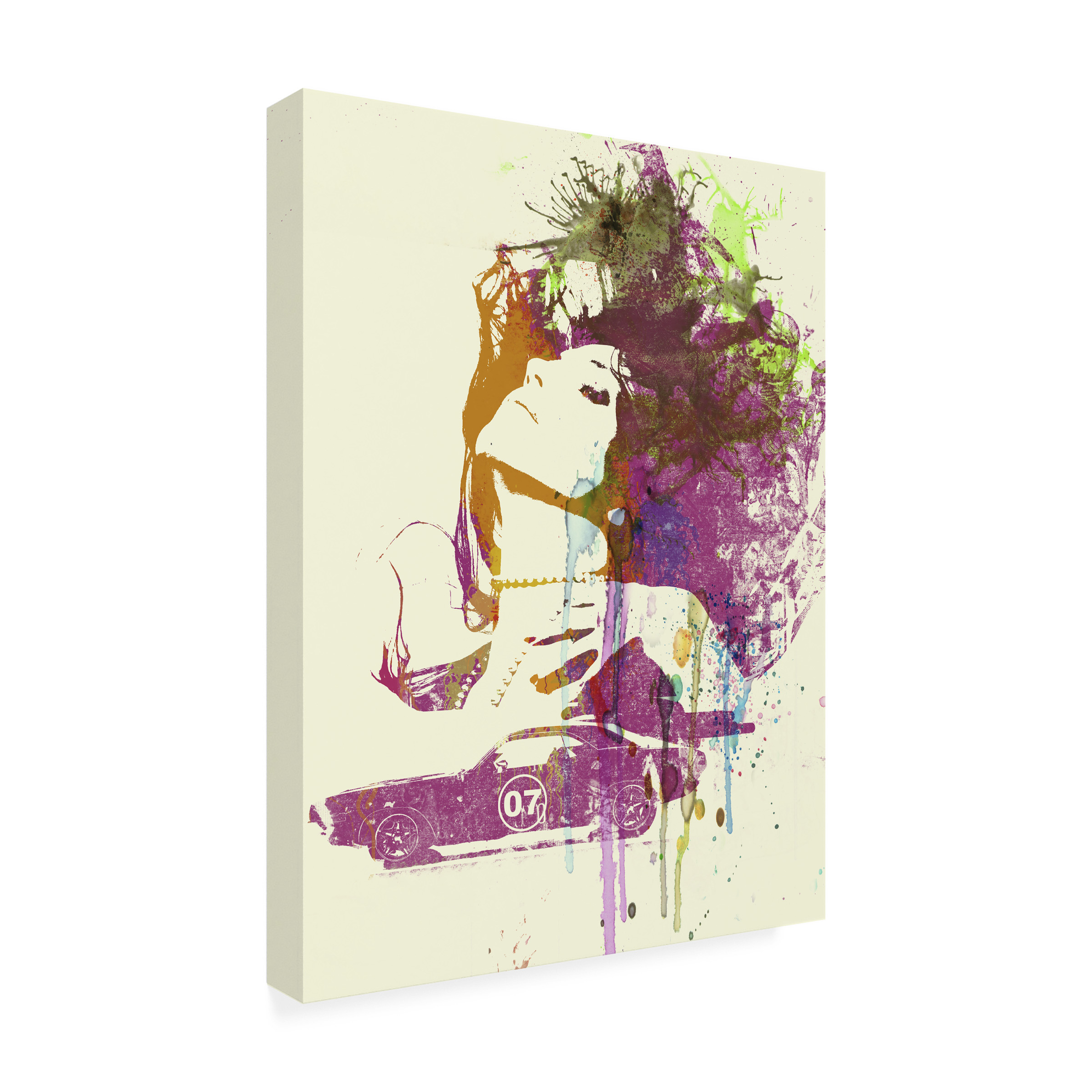 Trademark Fine Art "Challenger Girl" Canvas Art by Naxart
