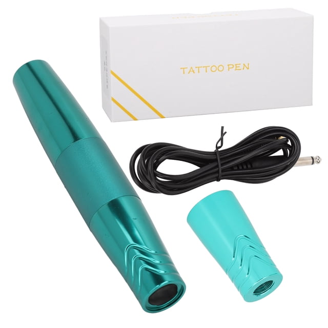 Máquina de tatuaje rotativa RCA para salón profesional, de aleación de aluminio, delineador y sombreador, color verde