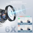 thumbnail image 4 of 5K Digital Camera, 64MP Vlogging Camera for YouTube with 6X Optical Zoom, Autofocus & Anti-Shake, Dual-Lens, 64GB Card & Flash, 2 Batteries（White）, 4 of 6