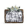 thumbnail image 1 of SARO LIFESTYLE Cadre Photo Floral avec Orientation Paysage 3.5" x 5" Marron, 1 of 1