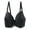 Black, variant on Bras for Women Gift for Mother Women's Everyday Bra Classic Push Up Underwire Everyday Soft Lace Padded Solid Color Bras