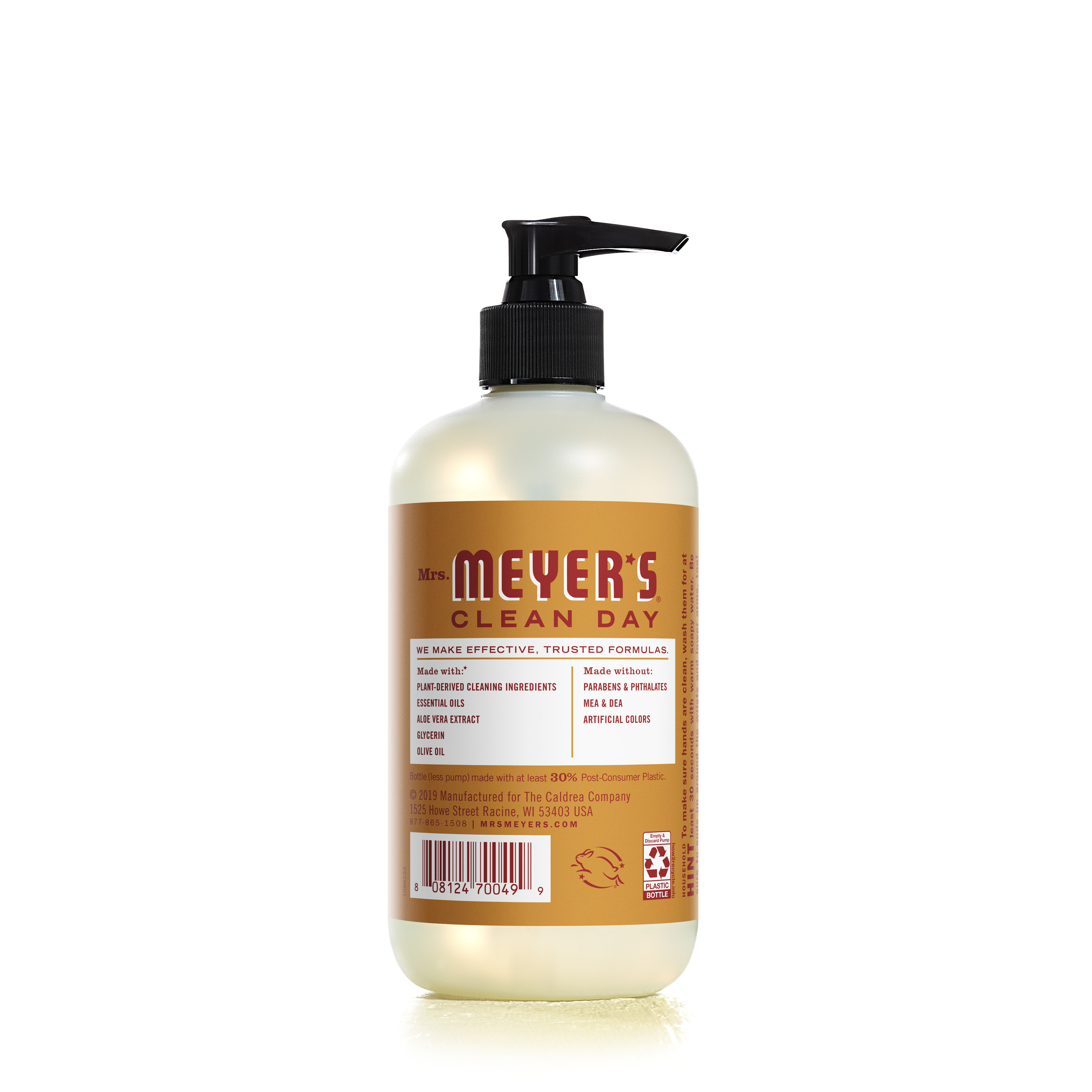 Mrs. Meyer's Clean Day Liquid Hand Soap, Apple Cider Scent, 12.5 Ounce Bottle - image 2 of 7