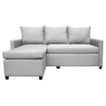 thumbnail image 3 of Sala Esquinera Modular El Bazar Store Vancouver Gris plata 175x130 cm Sofa Lado derecho ó izquierdo Económica, Tela Lino, 3 of 6