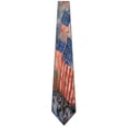 thumbnail image 3 of Flag Ties Mens Art Patriotic Necktie by Three Rooker, 3 of 3