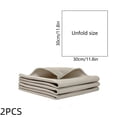 thumbnail image 2 of 2Pc Microfiber Glass Cleaning Cloths, Streak Free Lint Free Highly Absorbent Polishing Towels for Windows Mirrors Kitchen Car Furniture Household Cleaning Coffee, 2 of 6