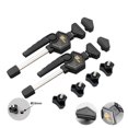 thumbnail image 2 of 2PCS Woodworking Desktop Clip Adjustable Frame Woodworking Fast Fixed Clip Clamp Fixture for Wood Working Benches Uxiliary Tool, 2 of 9