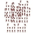 thumbnail image 1 of kusrkot 100 Pcs Figurines de Soldats Miniatures Modèles Figurines de Soldats Table de Sable Rouge, 1 of 8