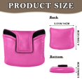 thumbnail image 2 of Haosy Bright Rose Golf Mallet Putter Cover Strong Magnetic Leather Golf Club Headcover Closure, 2 of 7