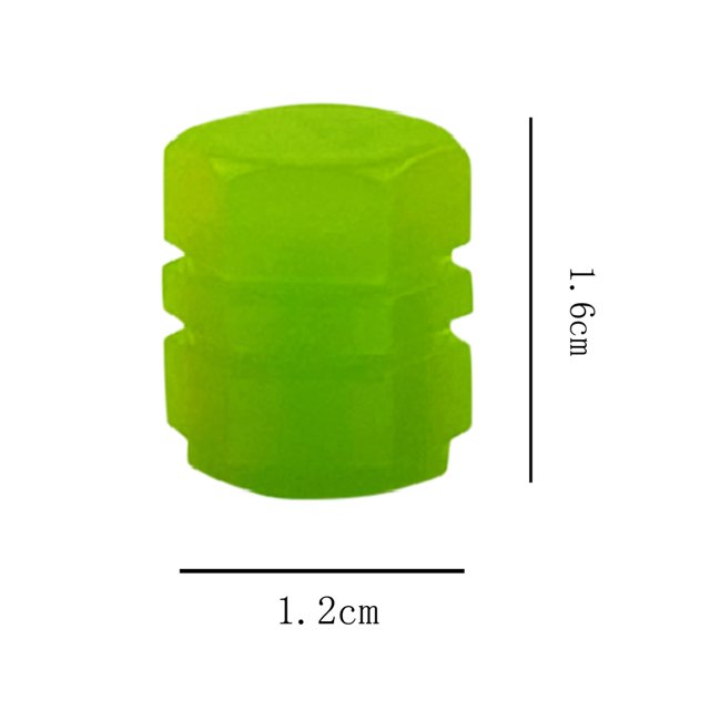 Tapas De Válvulas 4 Uds cubierta de vástago de neumático decoración de estilo que brilla intensamente para coche motocicleta bicicleta bicicleta Sywqhk Accesorios para autos y motos