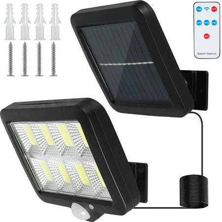 

Harupink Solar Light Outdoor Wall Light Motion Sensor Light IP65 Waterproof Security Light with 3 Lighting Modes Remote Control Fence Light
