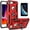 Red, variant on iPhone 7 / 8 Case, [NOT iPhone 7 Plus / 8 Plus] With [Tempered Glass Screen Protector Included], STARSHOP Drop Protection Ring Kickstand Cover- Red