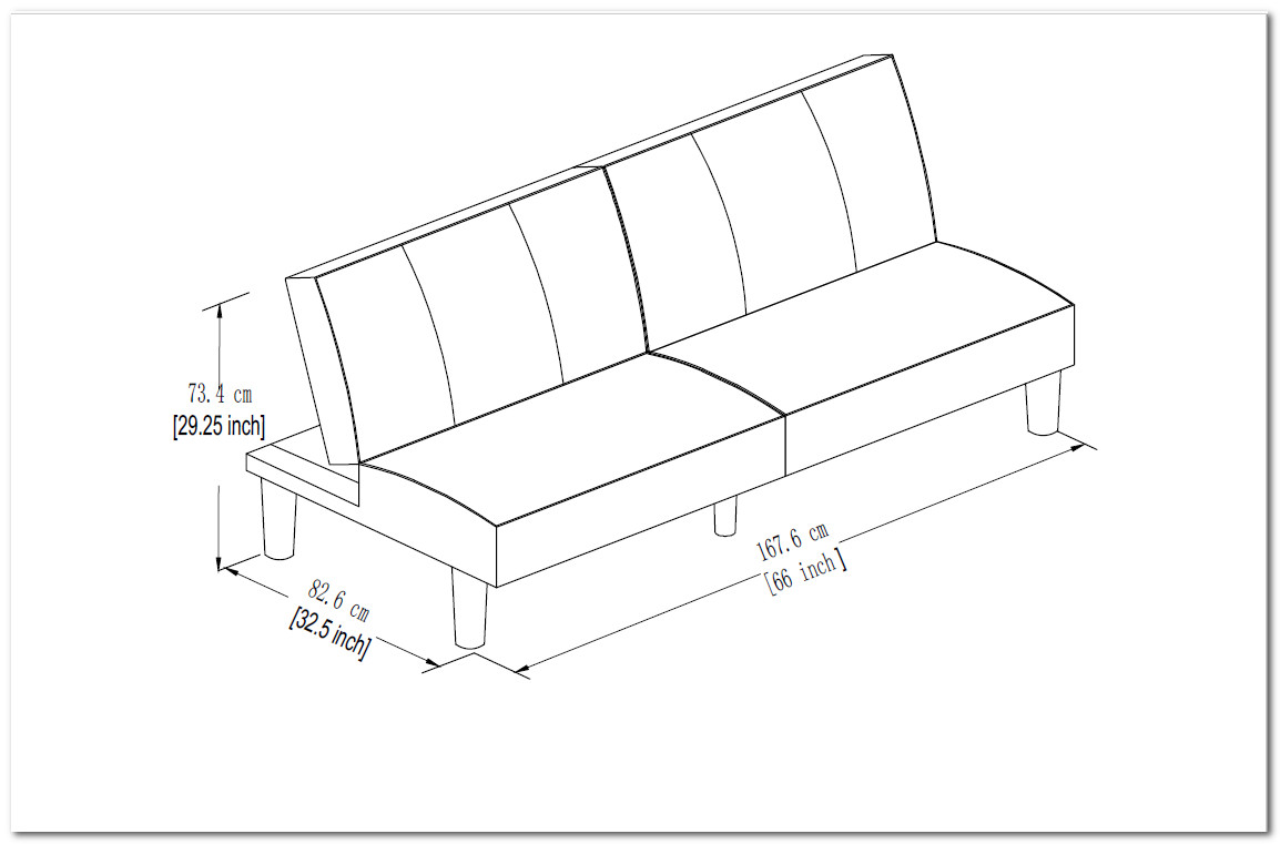 Mainstays Studio 66 in Convertible Futon, Gray photo 8