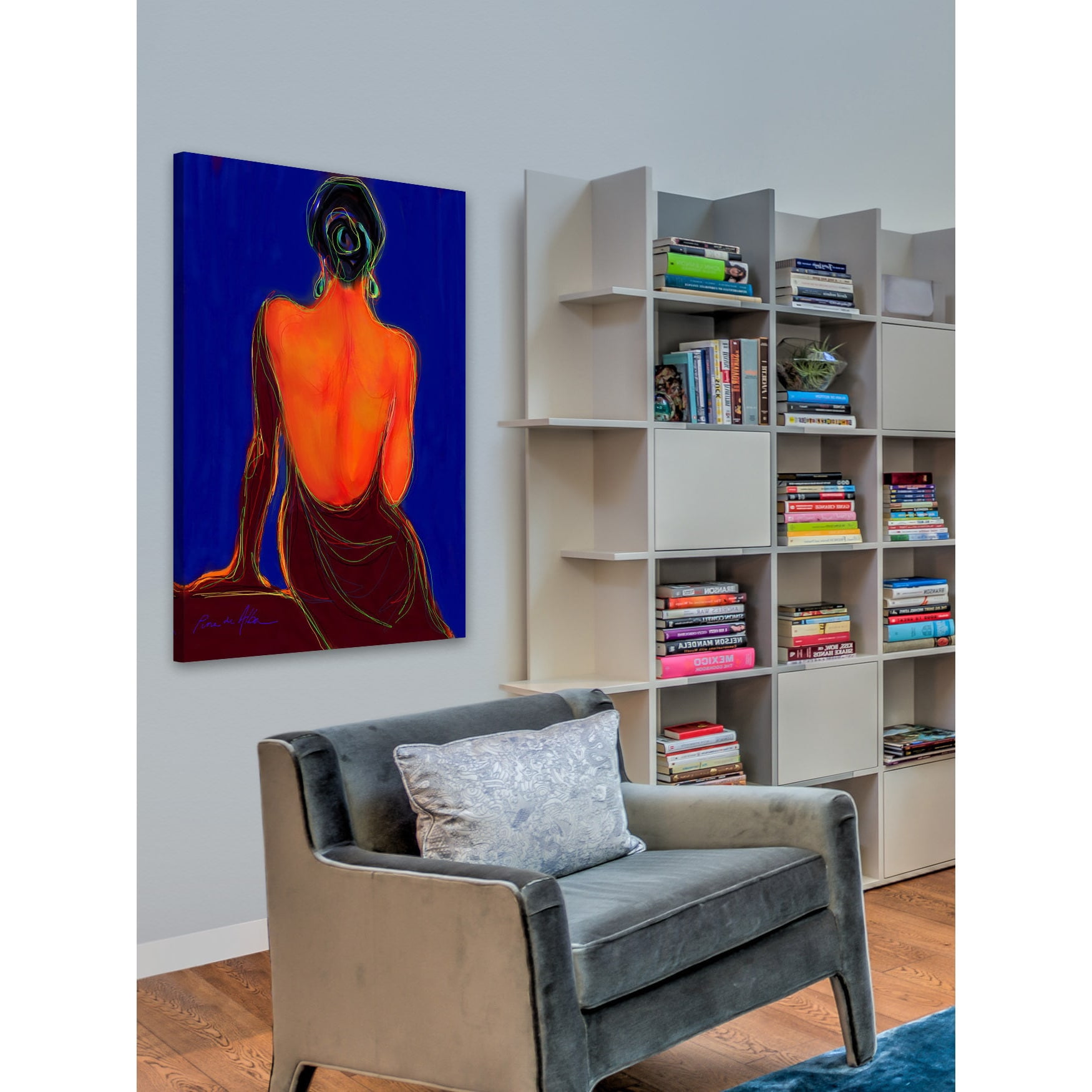Marmont Hill "Cocktail Hour" by Arthur Pina Painting Print on Wrapped Canvas