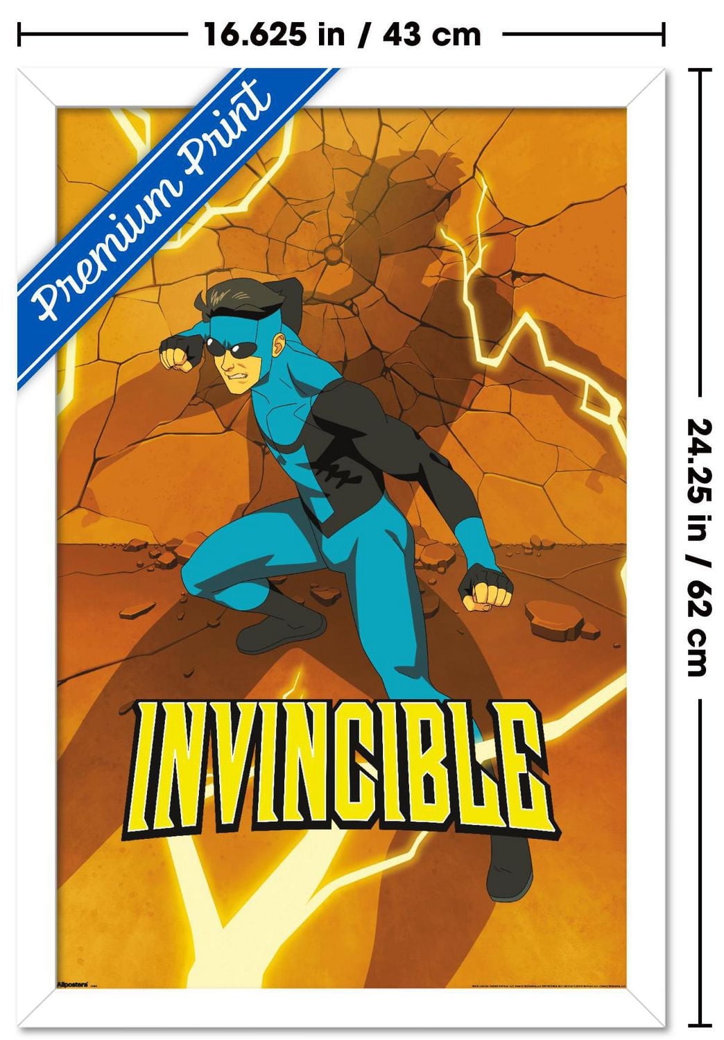 Invincible: Season 3 - Blue Suit Teaser One Sheet Wall Poster