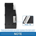 thumbnail image 4 of Interruptor de ventana eléctrica único para el lado del conductor delantero para Hyundai Elantra 2017-2022 en negro, 4 of 7