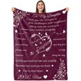 thumbnail image 1 of LHSHID Daughter Blanket Daughter Blankets from Mom Dad Birthday for Daughter I Love You Daughter Presents to My Daughter Daughter Soft Flannel Letter Throw Blanket 30"x40", 1 of 7