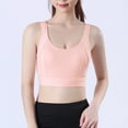 thumbnail image 3 of Deep V Bra Women No Underwire Bra Feature V-Neck T-Shirt Bra Style W-1232 Pinks XL, 3 of 8