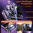 thumbnail image 4 of Funda De Lujo Para IPhone 14 , 13 , 12 , 11 , Pro Max , Protección De La Cámara Grande , Cubierta De Carga Inalámbrica, 4 of 4