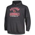 thumbnail image 2 of Men's Fanatics Heather Charcoal Arizona Cardinals Big & Tall Pullover Hoodie, 2 of 3
