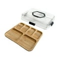 thumbnail image 4 of Caja de embutidos Práctica tabla de cortar de madera para queso, pan y filetes Estilo 2, 4 of 9