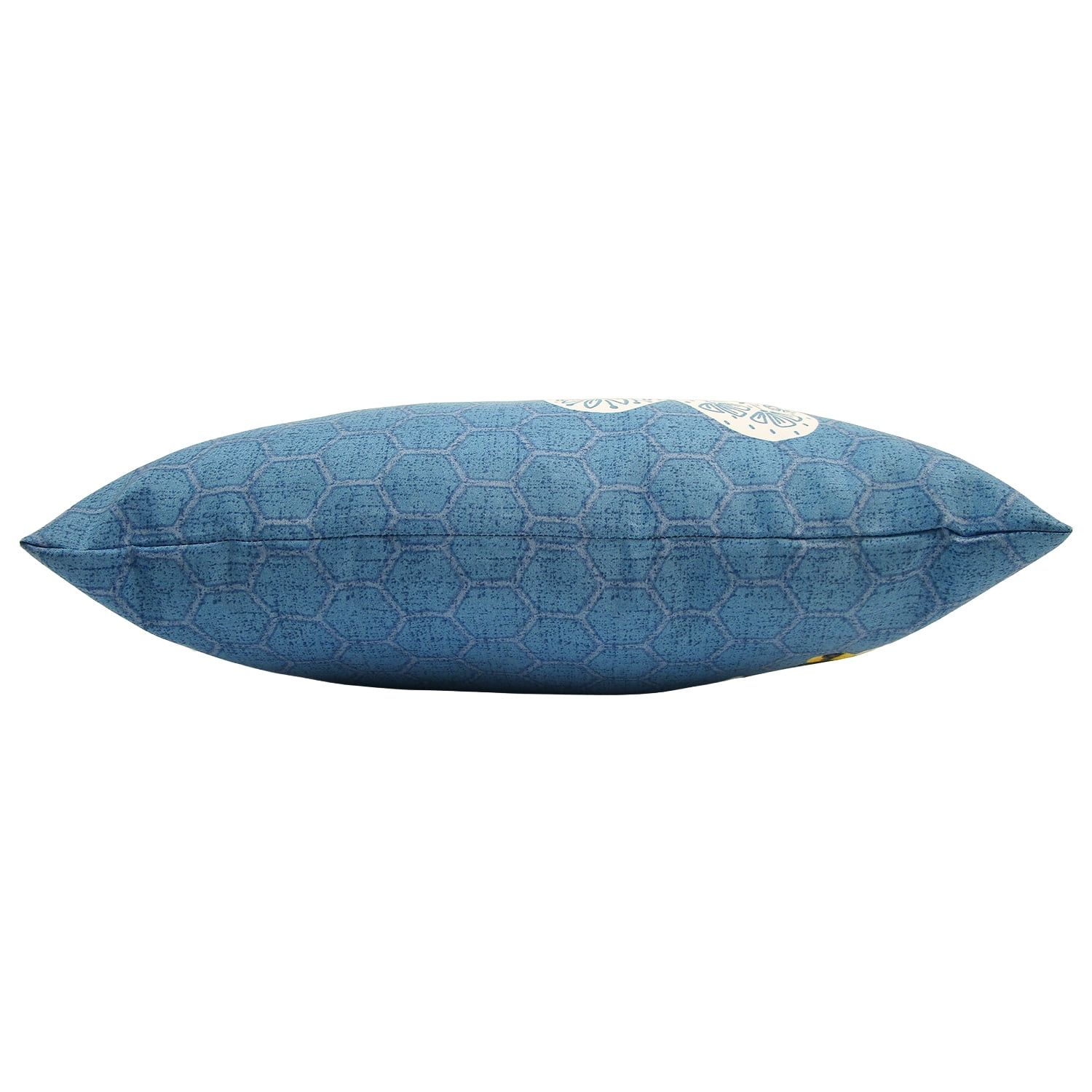 Mainstays 16" x 16" Reversible Decorative Outdoor Throw Pillow, Bee Kind