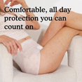 thumbnail image 4 of Adult Incontinence Underwear for Sensitive Skin - Women Premium Overnight Disposable Briefs, Anti Odor White, Large Absorbs 6 Cups 14 Count (Pack of 1), 4 of 5