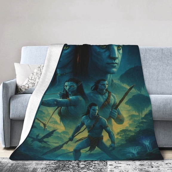 Avatar Blanket Soft Cozy Fleece Plush Throw Blanket All Season Ultra Warm Lightweight Blanket Gifts for Girls Boys Women Men 30"x40"