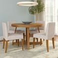 thumbnail image 6 of Chesnee Dining Chair with Short Slipcover, Sand MB2405-04 (2 Pack), 6 of 7