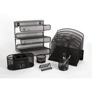 Brenton Studio™ Metro Mesh 3-Tier Desk Shelf, Black