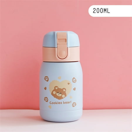 

Pop Lid Thermos Cute Pattern Stainless Steel Vacuum Insulated Bottle
