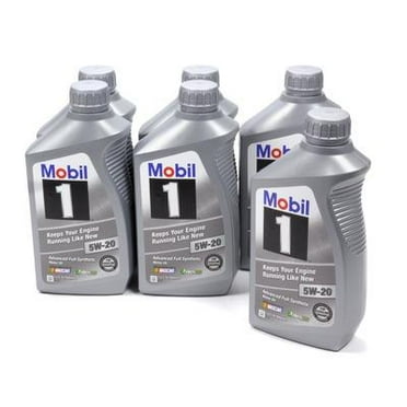 Mobil 1 103008, 5W20 Synthetic Oil 6X1 Qt Dexos Performance Racing Parts