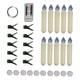 thumbnail image 1 of 10 velas LED navideñas sin llama, velas cónicas, velas decorativas 10 botones Con gancho, 1 of 8