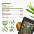 thumbnail image 3 of Go Nutra - Organic 7 Mushroom Supplement, Longevity Mushroom Powder with Lion’s Mane, Chaga, Maitake, Reishi, Cordyceps & more Mushroom Coffee, 8 oz., 3 of 8