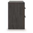 thumbnail image 5 of Signature Design by Ashley Prendonea Smooth Gliding 2 Drawer Night Stand, Charcoal, 5 of 7